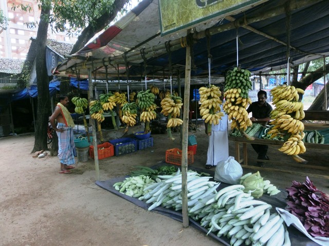 The vegetable store of the Panchayat Development Society at Kanjikkuzhi, Kerala.